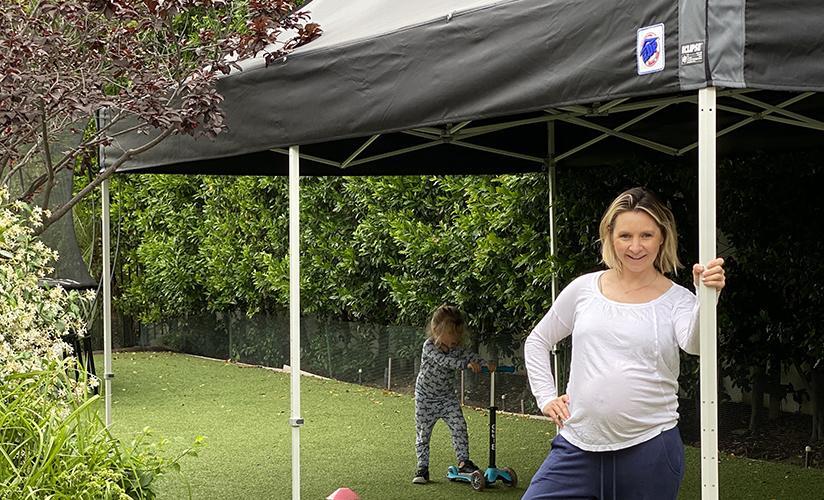 UNDER THE E-Z UP, 5 QUESTIONS WITH BEVERLEY MITCHELL