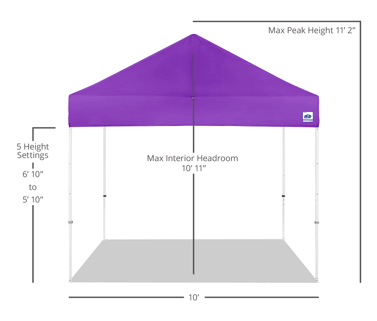 Eclipse® MAX 10' x 10' Canopy