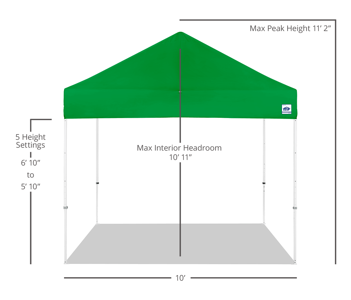 Eclipse® MAX 10' x 10' Canopy