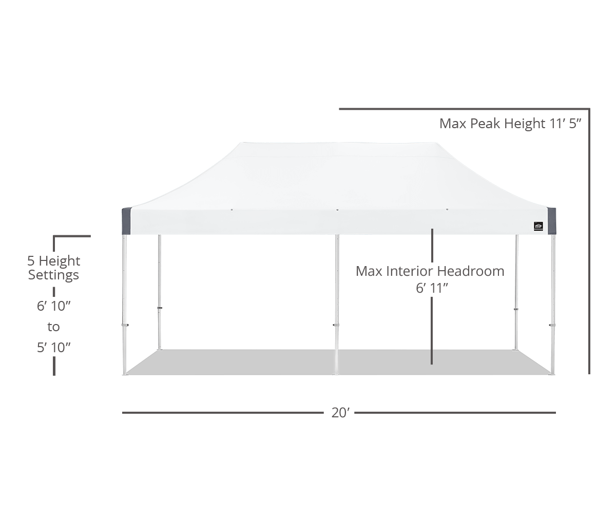 Endeavor® 10' x 20' Canopy