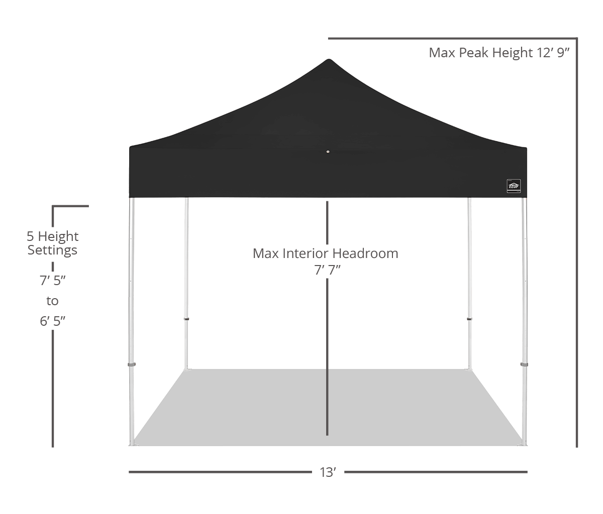Endeavor® 13’ x 13’ Canopy