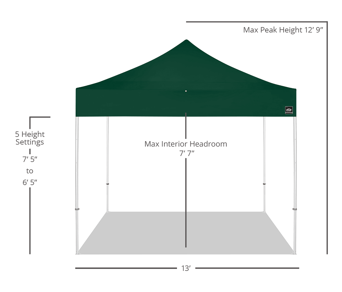Endeavor® 13’ x 13’ Canopy