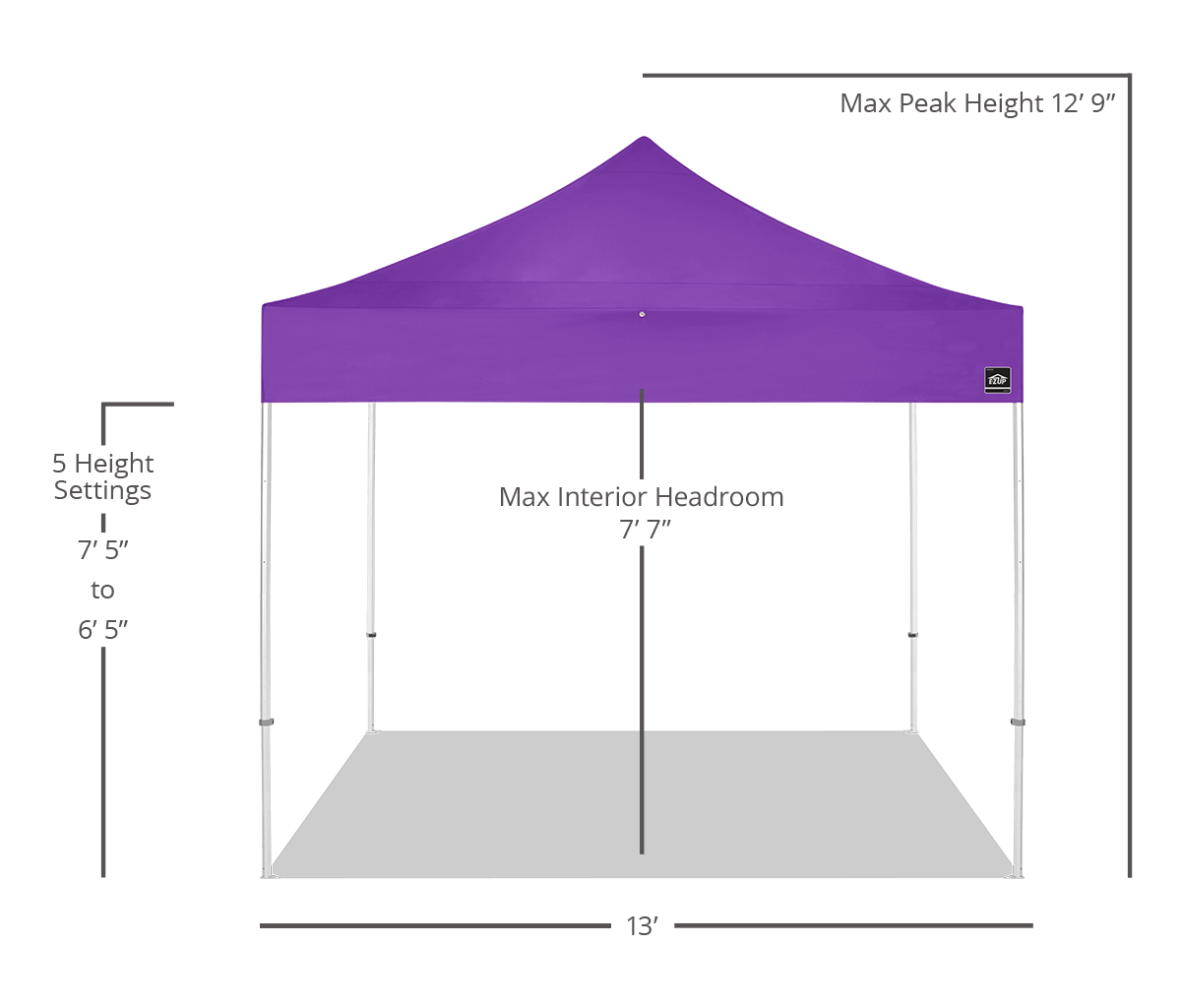 Endeavor® 13’ x 13’ Canopy