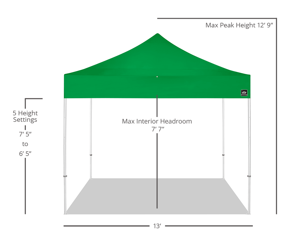 Endeavor® 13’ x 13’ Canopy
