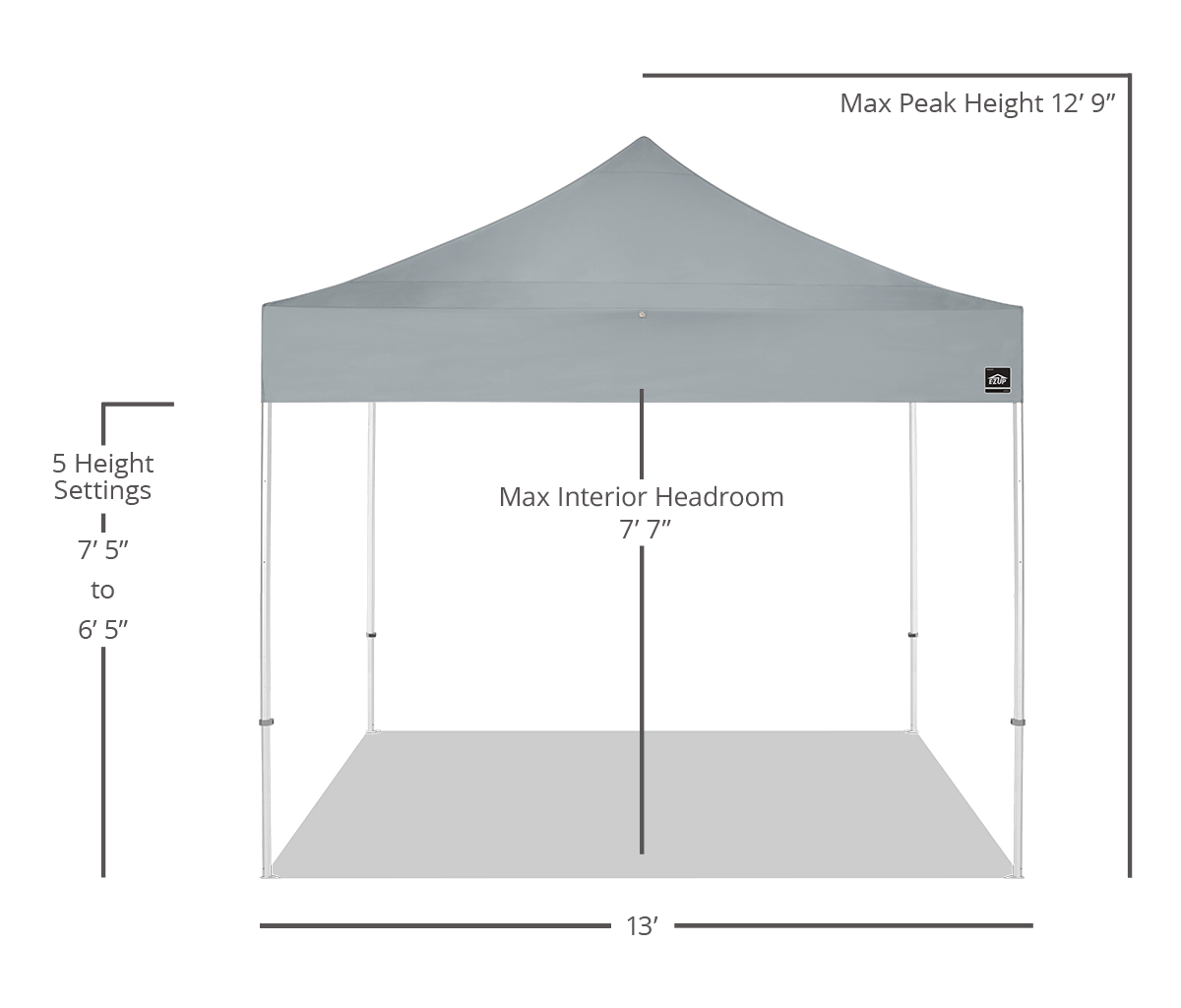 Endeavor® 13’ x 13’ Canopy