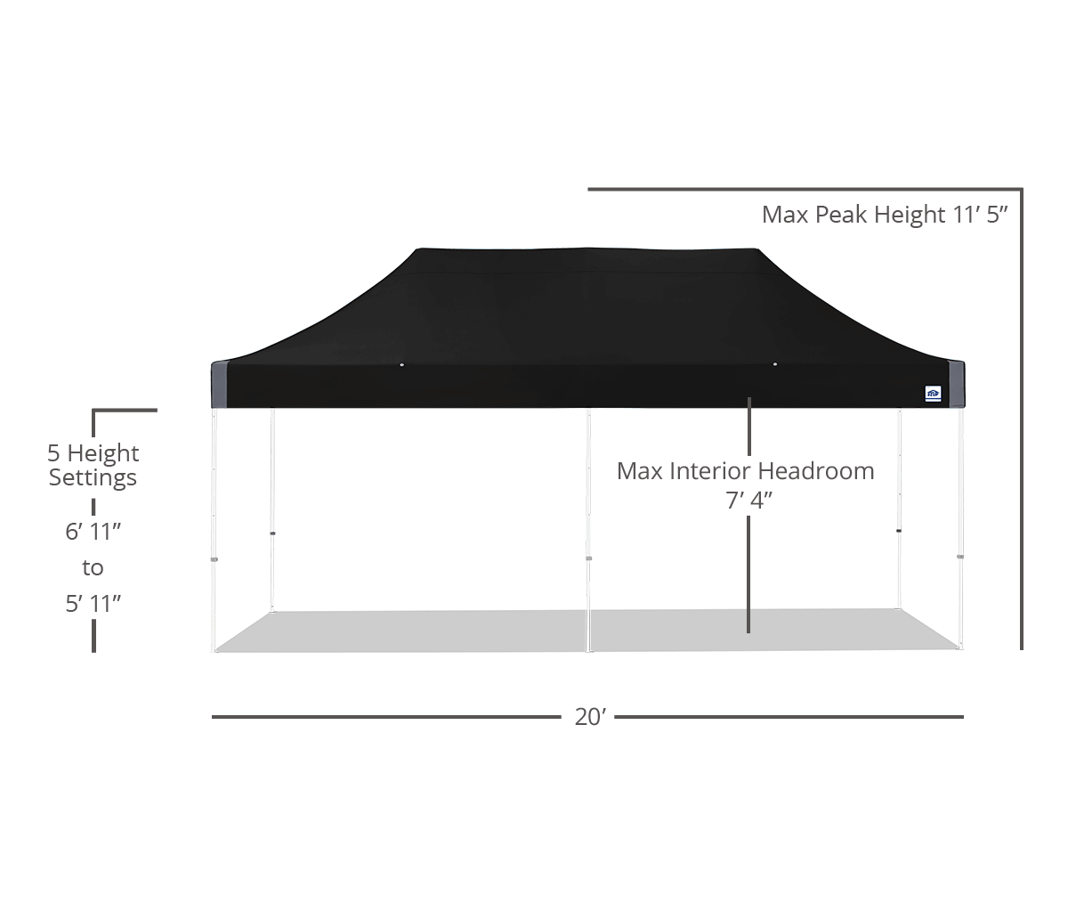 Vantage® 10' x 20' Canopy
