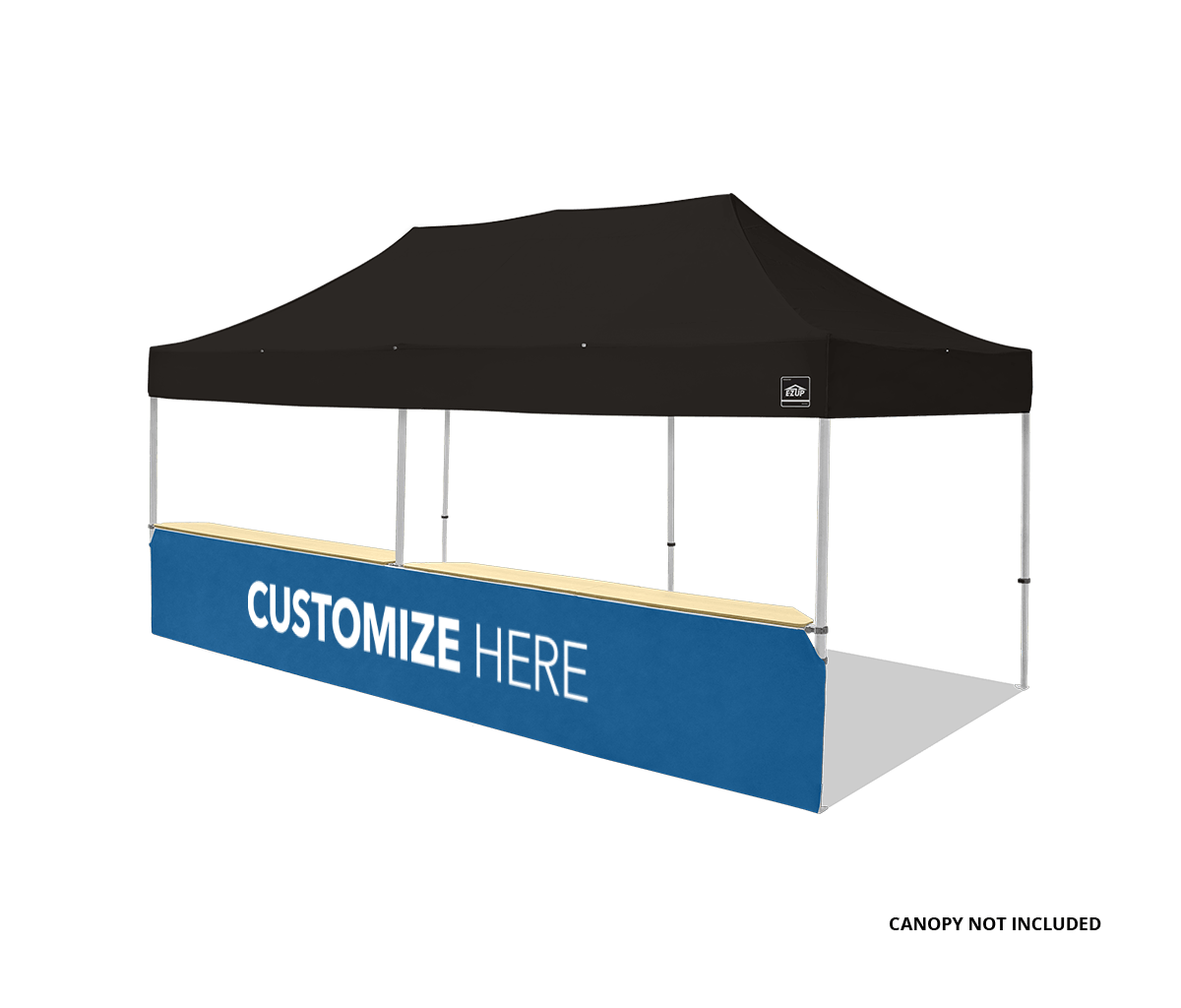 Canopy Counter/Bar Top 42" - Square Leg 20' Royal Blue