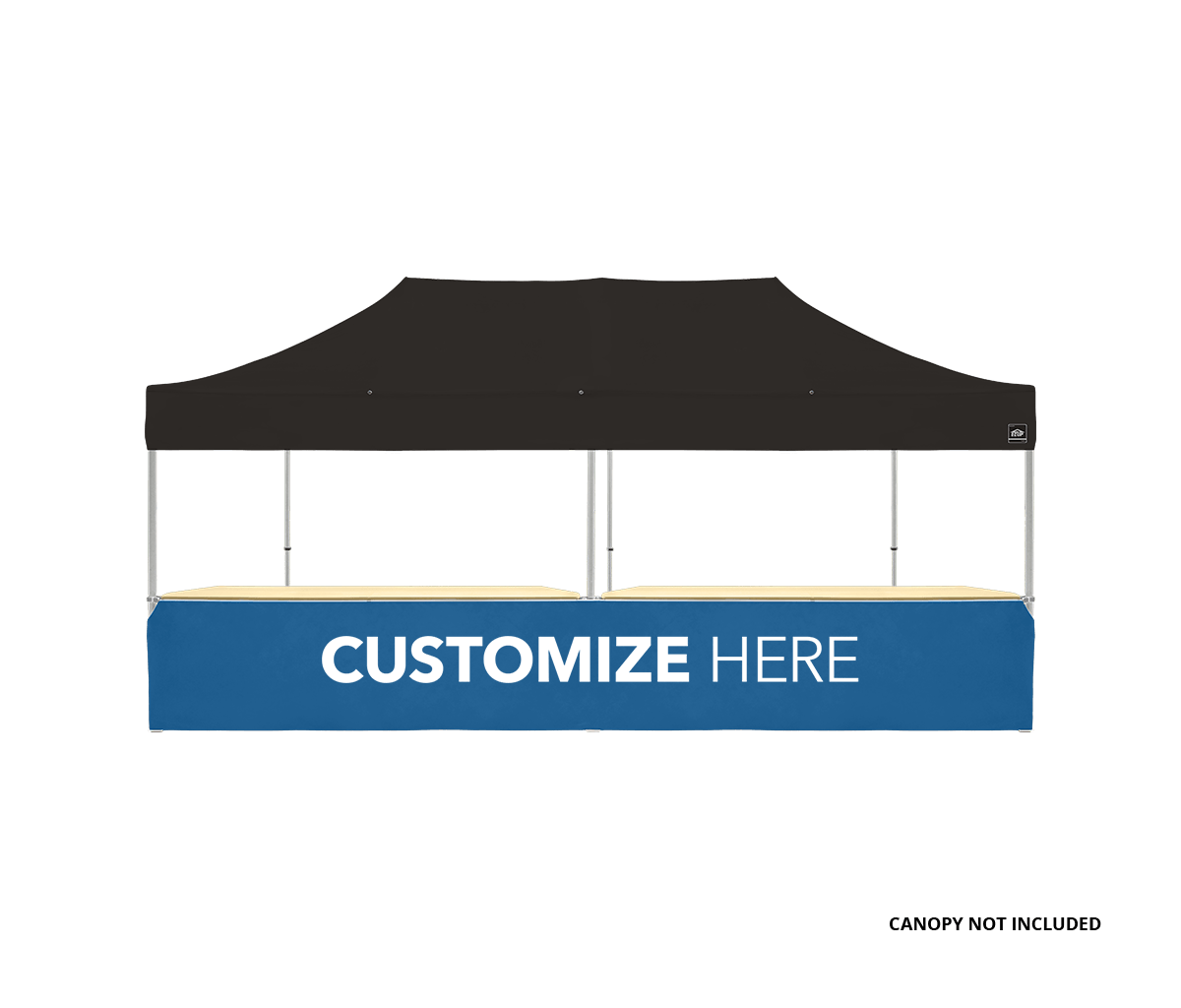 Canopy Counter/Bar Top 42" - Square Leg 20' Royal Blue