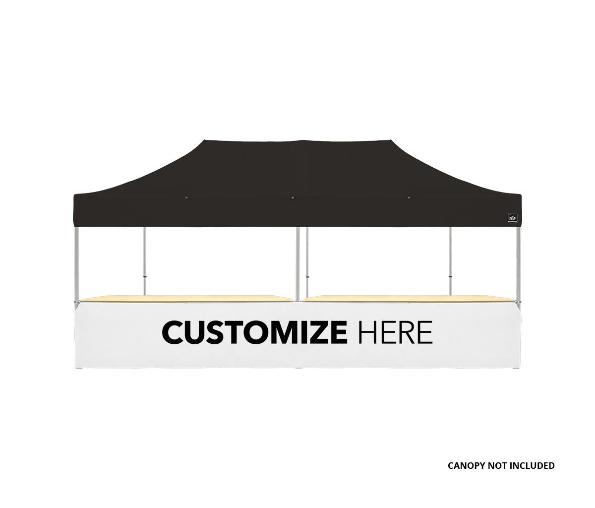 Canopy Counter/Bar Top 42" - Square Leg 20' White