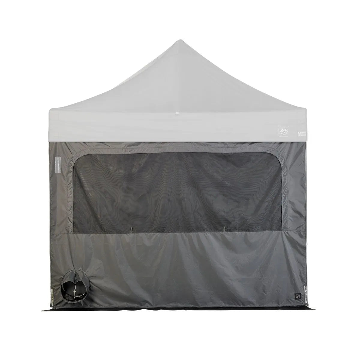 Sidewall, 10'(3m) Utility FXT, Window, Ground FlapDuct, FXT, Steel Gray