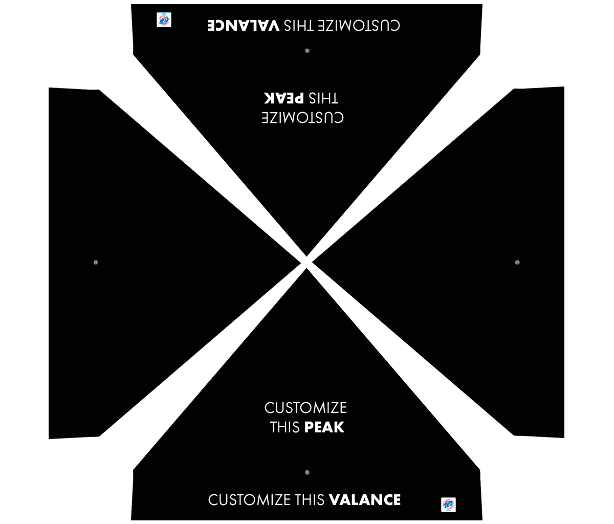 Custom Endeavor® Vinyl 10' x 10' Canopy
