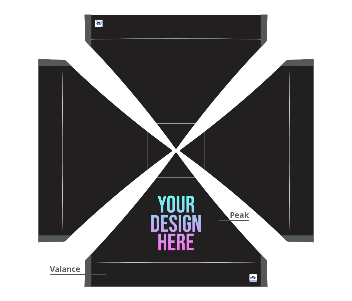 Custom Eclipse® 10' x 10' Canopy