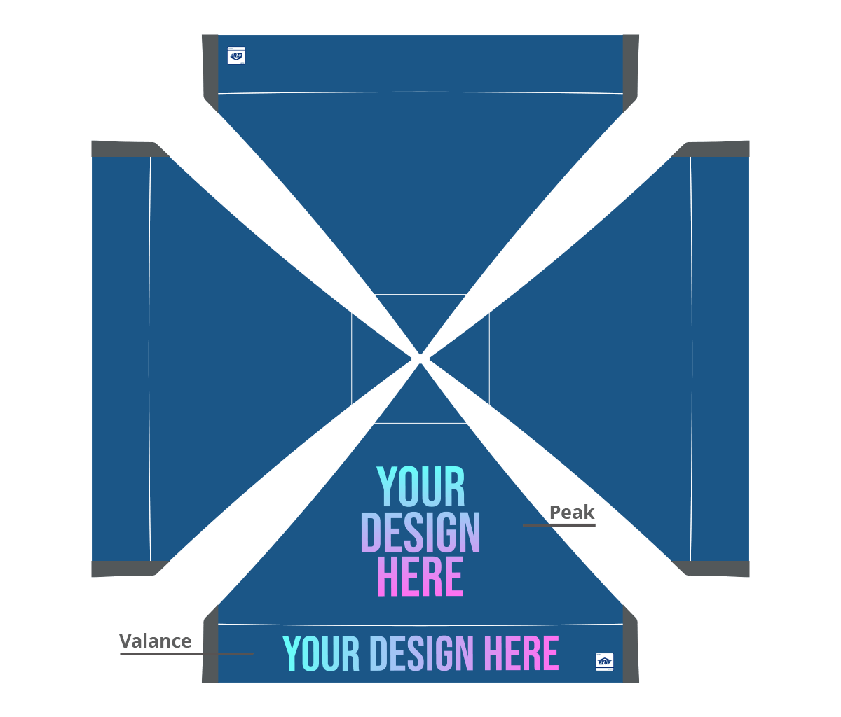Custom Eclipse® 10' x 10' Canopy