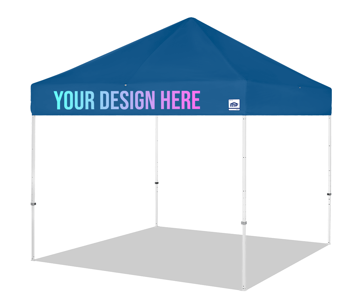 Custom Eclipse® MAX 10x10 heavy-duty canopy with StormRod™ supports