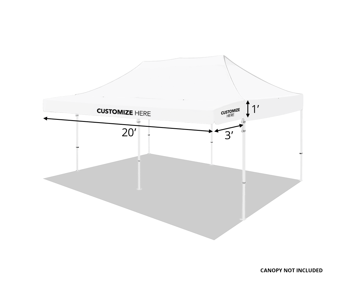 Custom Canopy Awning 20'