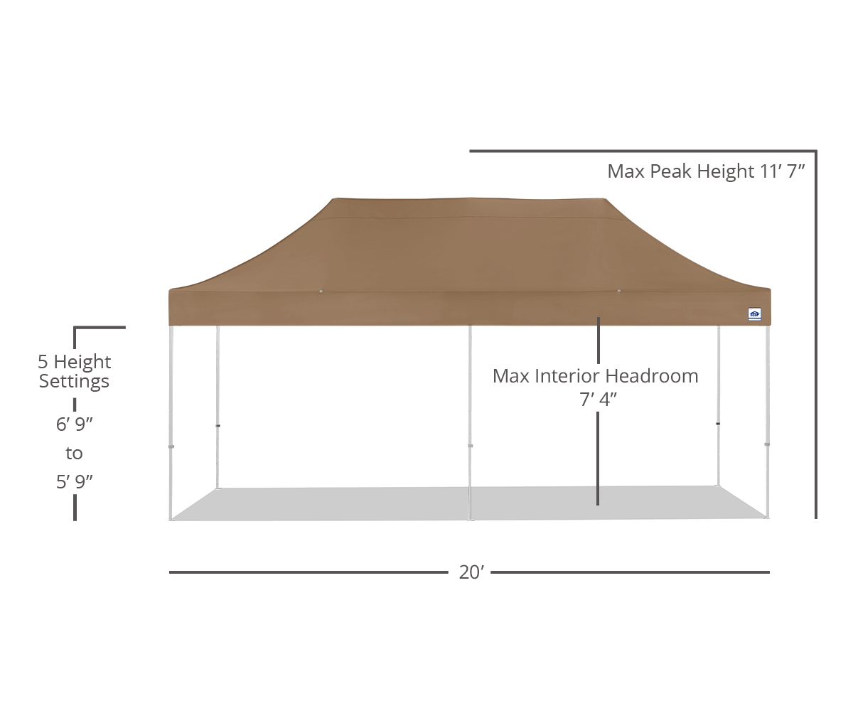 Eclipse® 10' x 20' Canopy
