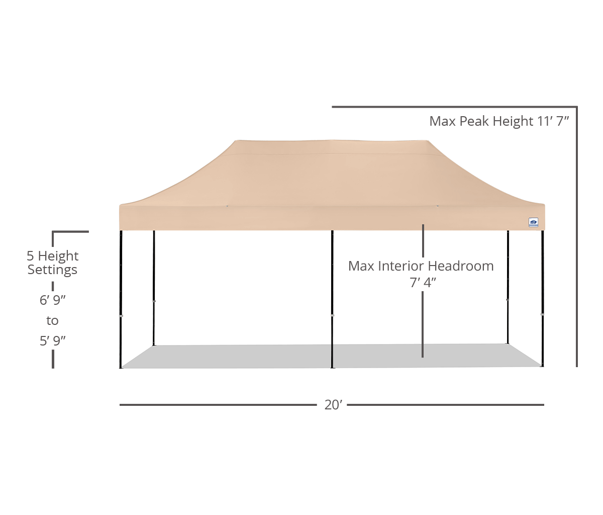 Eclipse® 10' x 20' Canopy