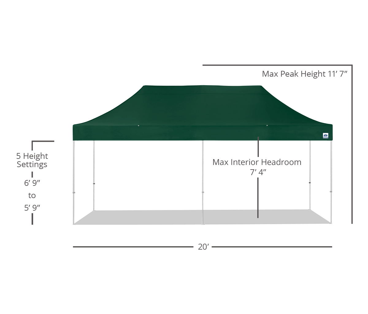 Eclipse® 10' x 20' Canopy