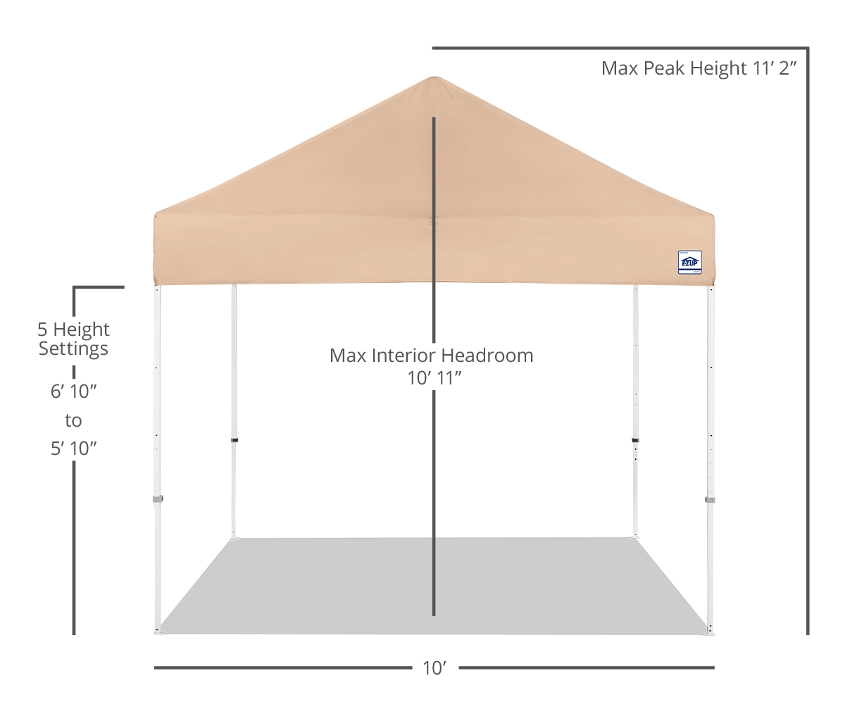 Eclipse® MAX 10' x 10' Canopy