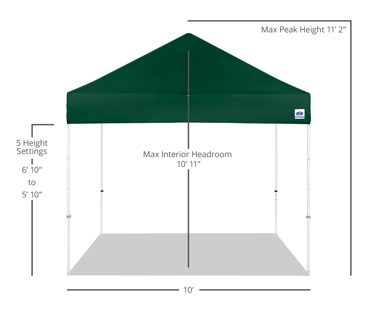 Eclipse® MAX 10' x 10' Canopy