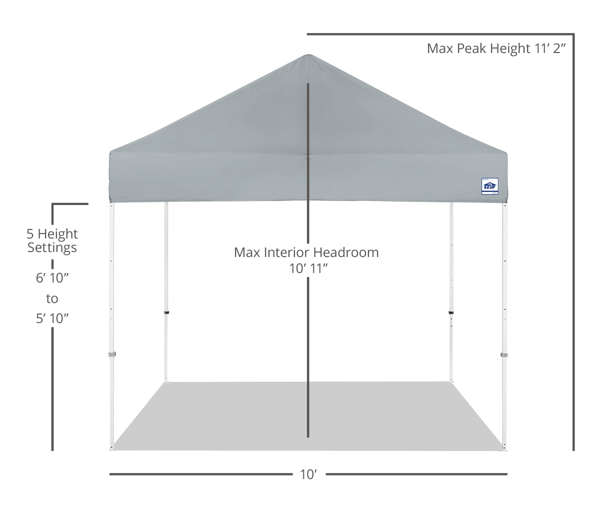 Eclipse® MAX 10' x 10' Canopy