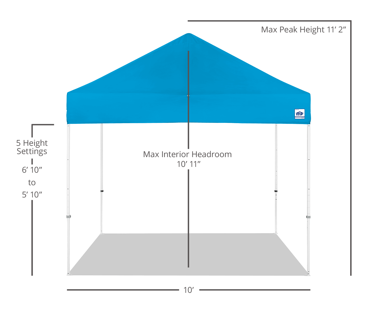 Eclipse® MAX 10' x 10' Canopy