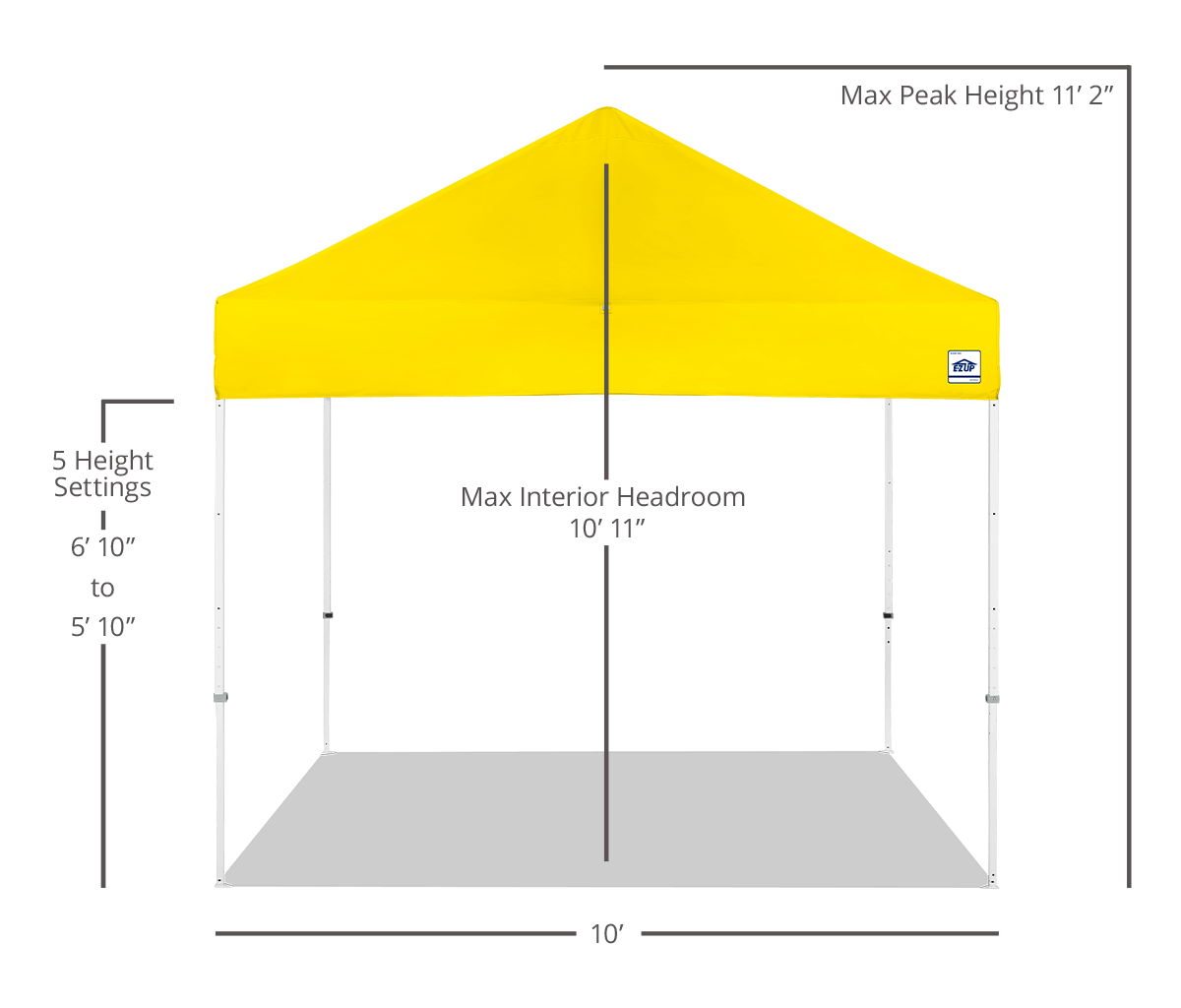 Eclipse® MAX 10' x 10' Canopy