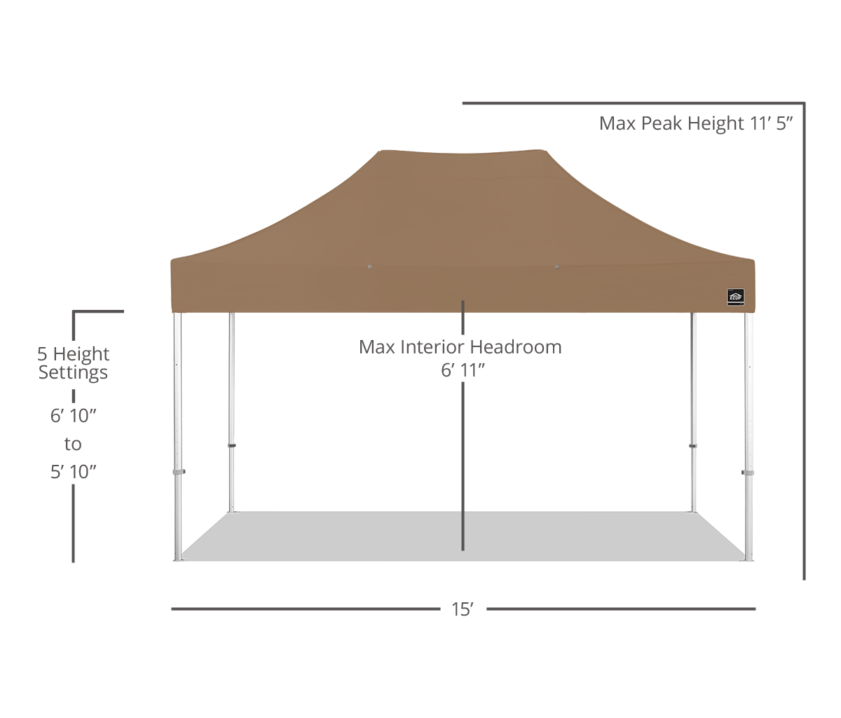 Endeavor® 10' x 15' Canopy