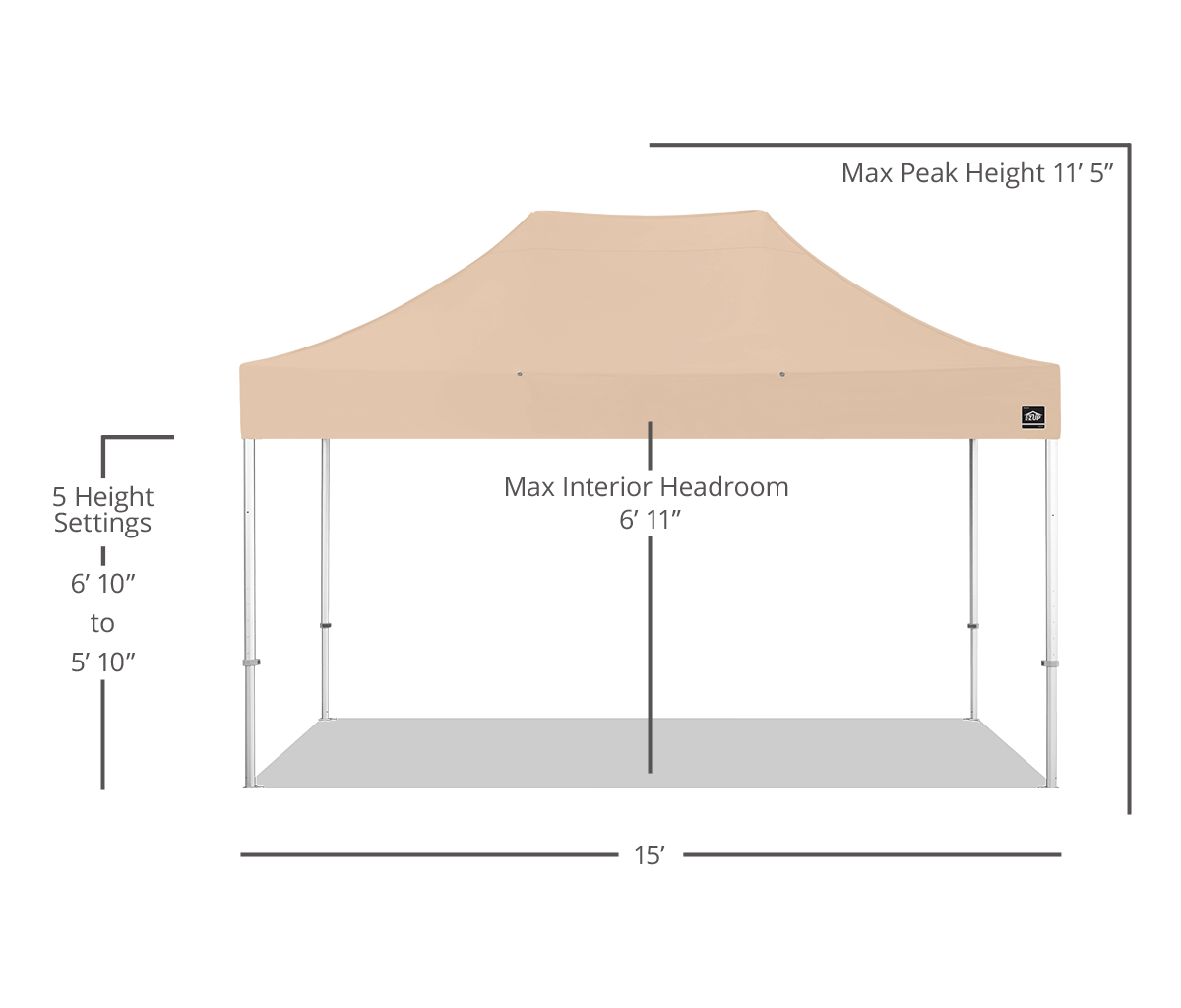 Endeavor® 10' x 15' Canopy
