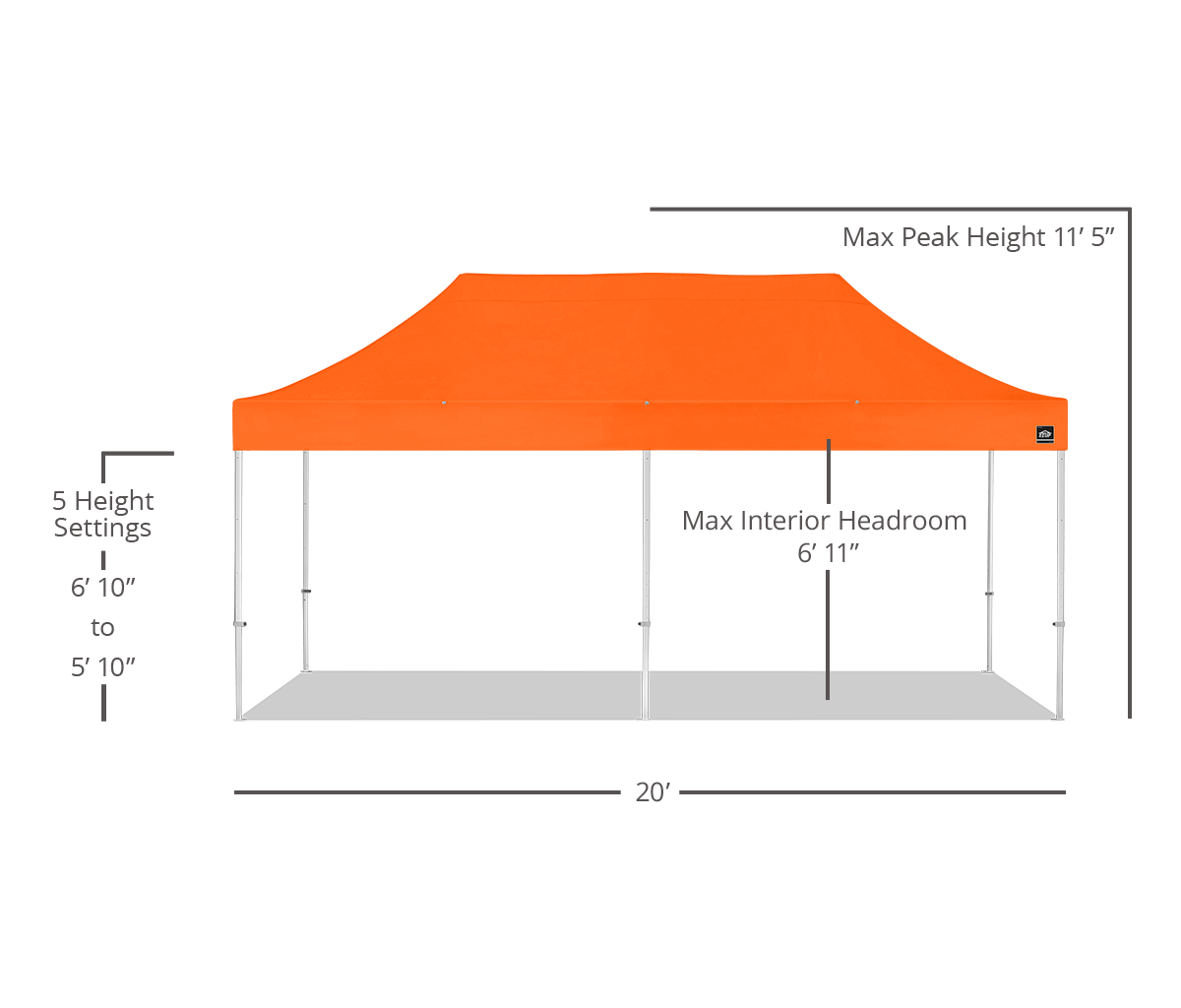 Endeavor® 10' x 20' Canopy