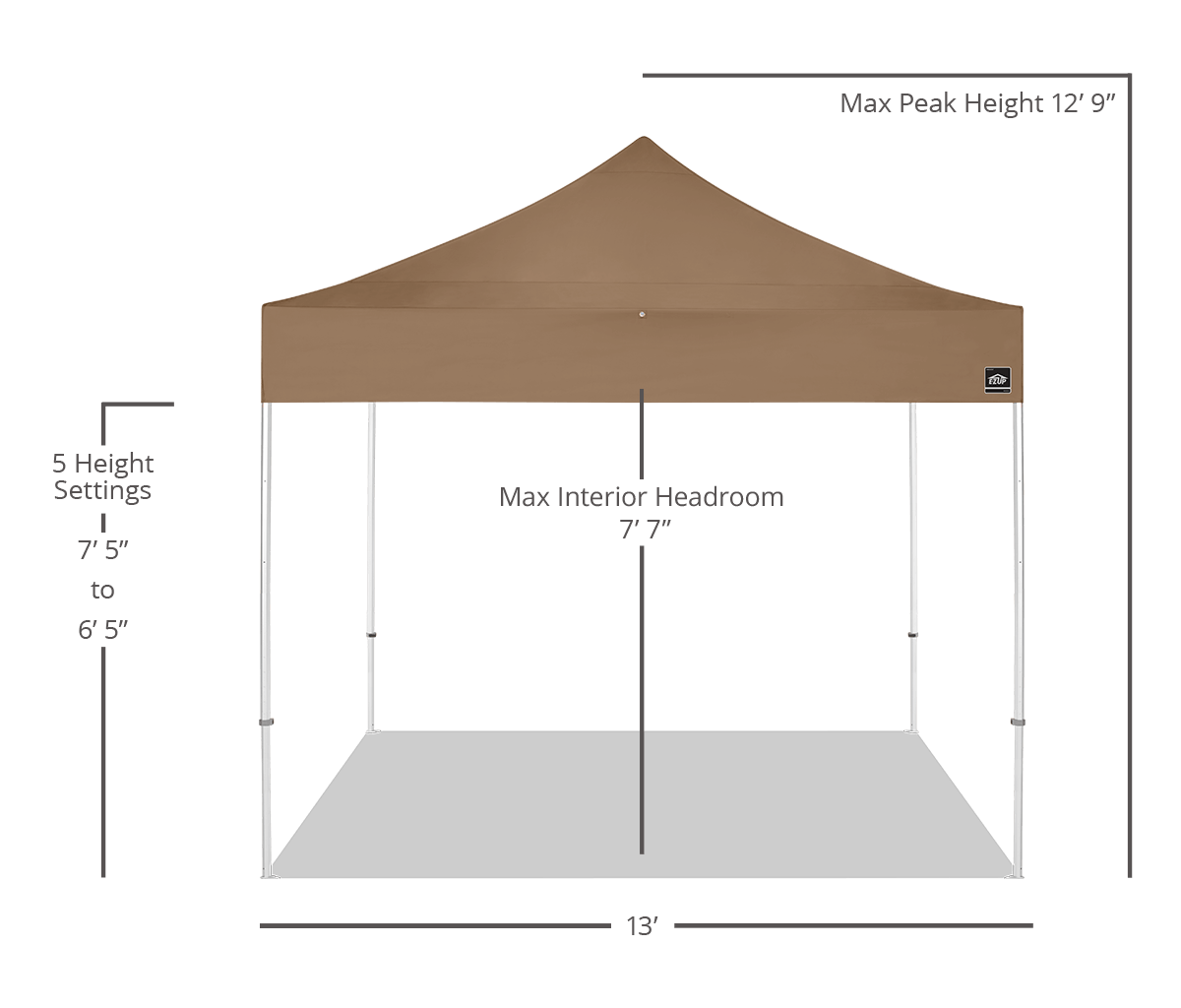 Endeavor® 13’ x 13’ Canopy