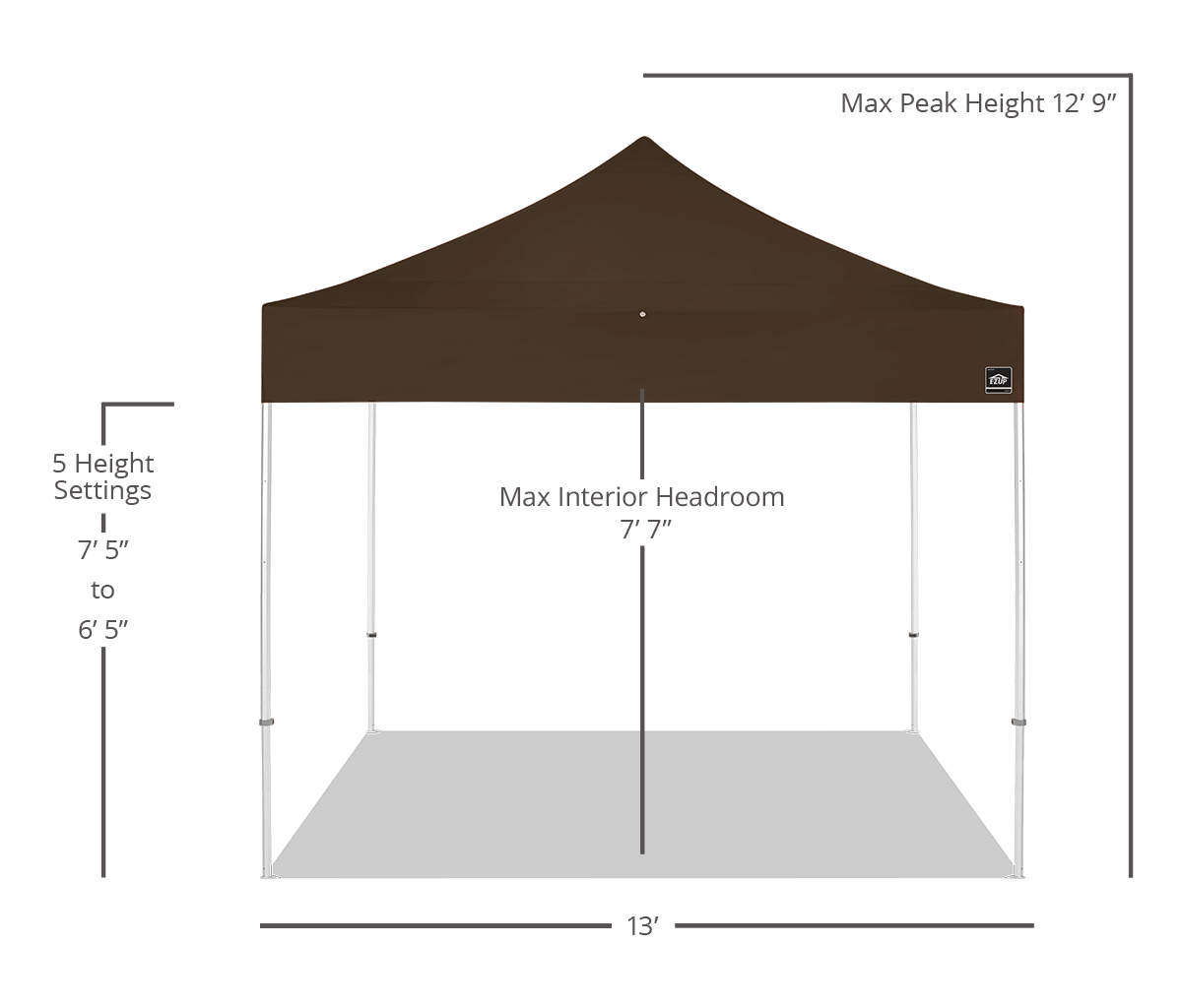 Endeavor® 13’ x 13’ Canopy