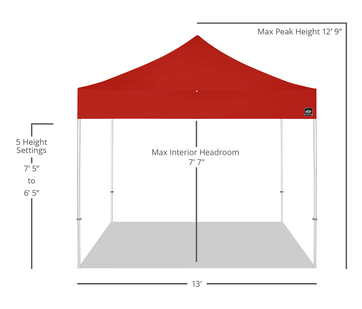 Endeavor® 13’ x 13’ Canopy