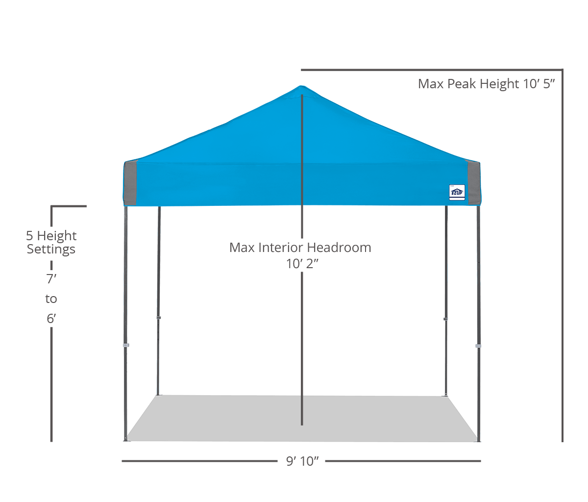 Pyramid™ 10' x 10' Canopy