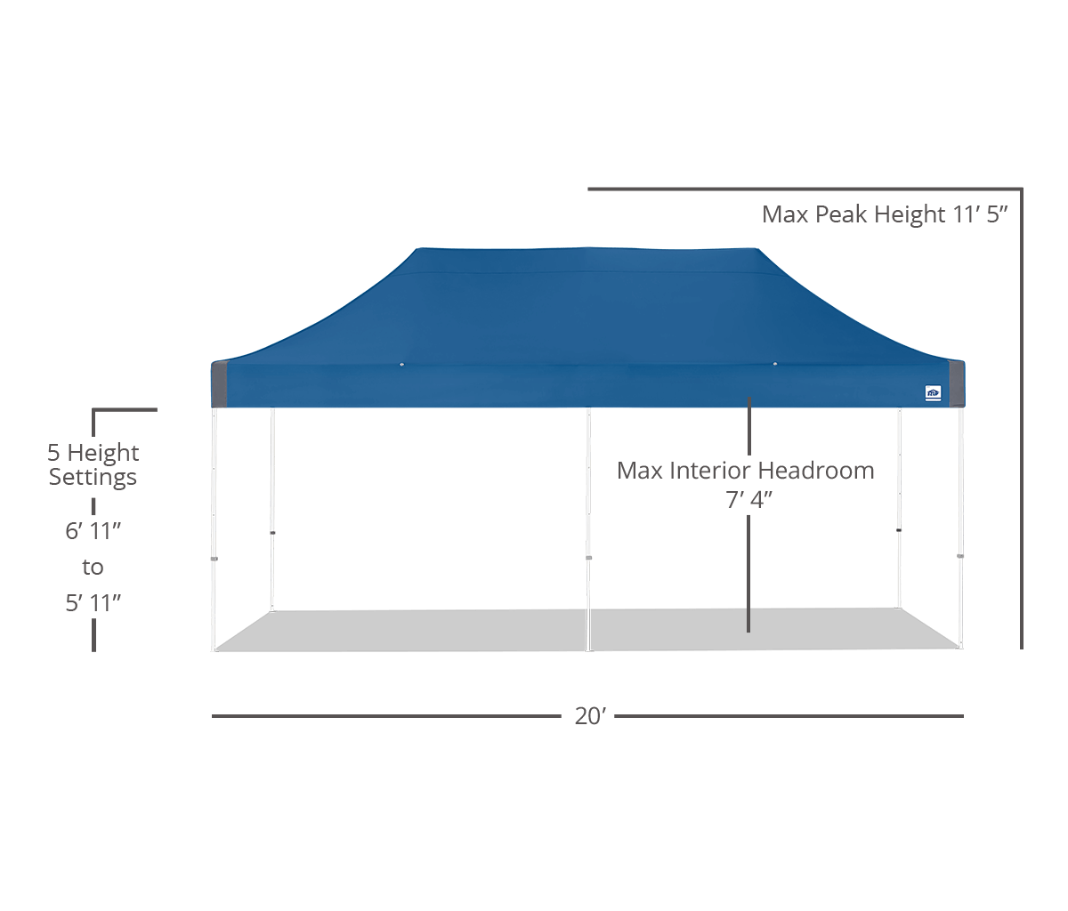 Vantage® 10' x 20' Canopy