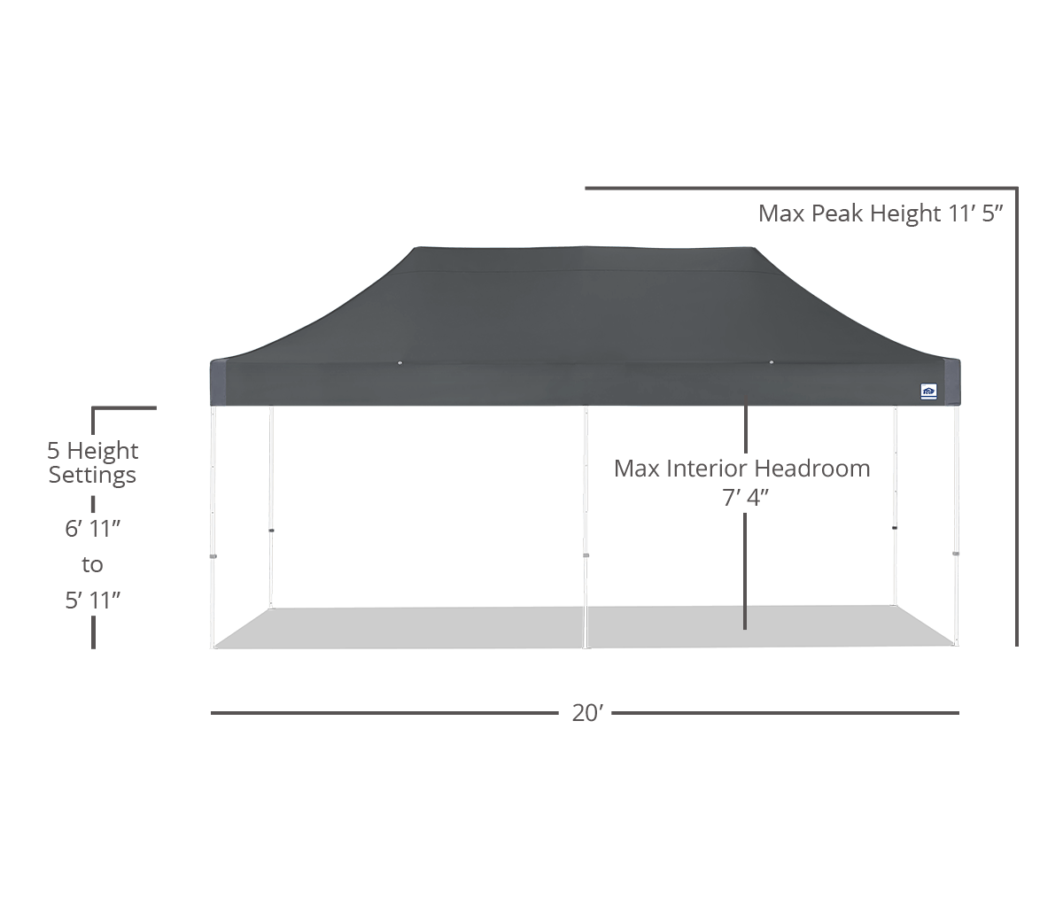 Vantage® 10' x 20' Canopy
