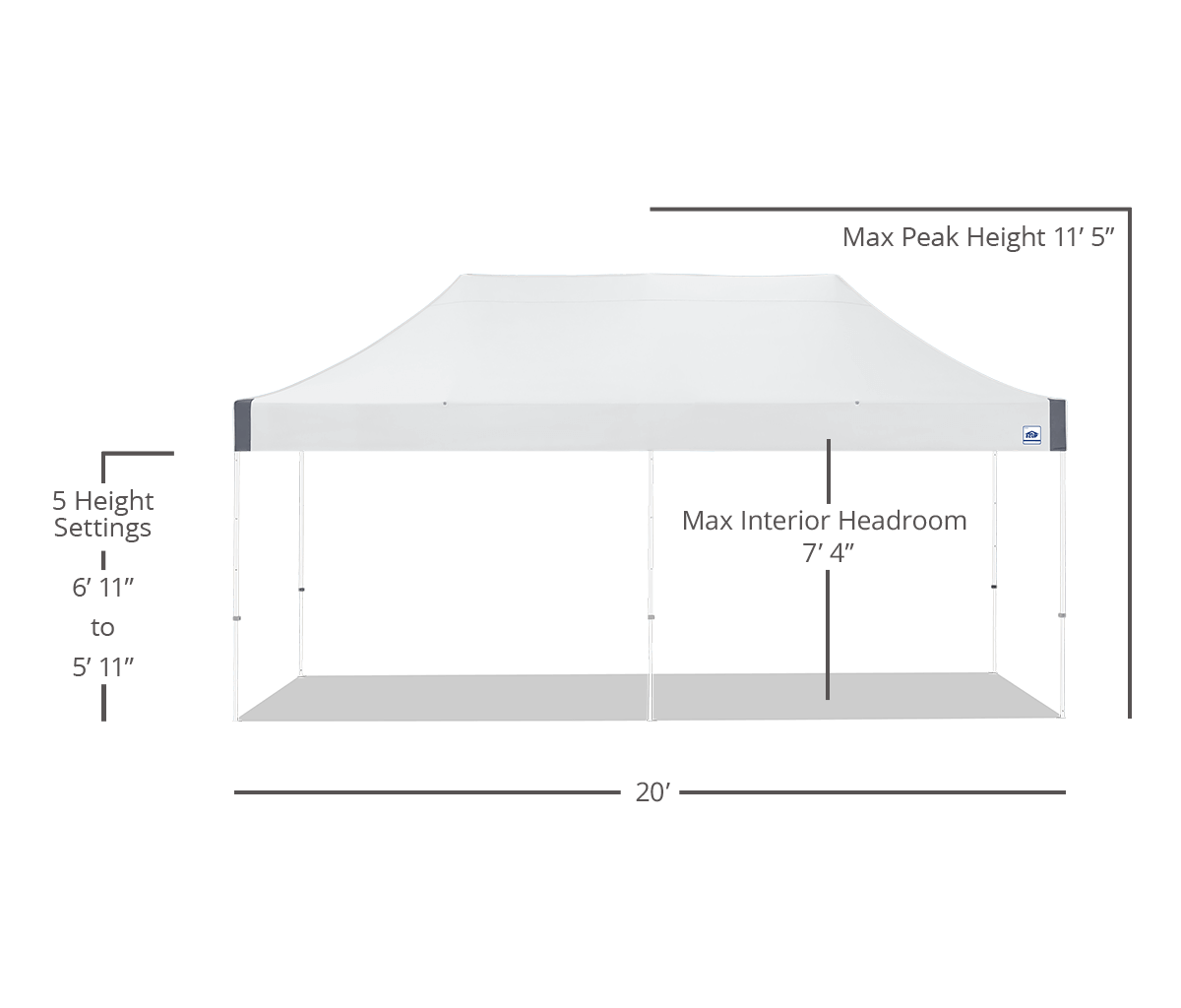 Vantage® 10' x 20' Canopy