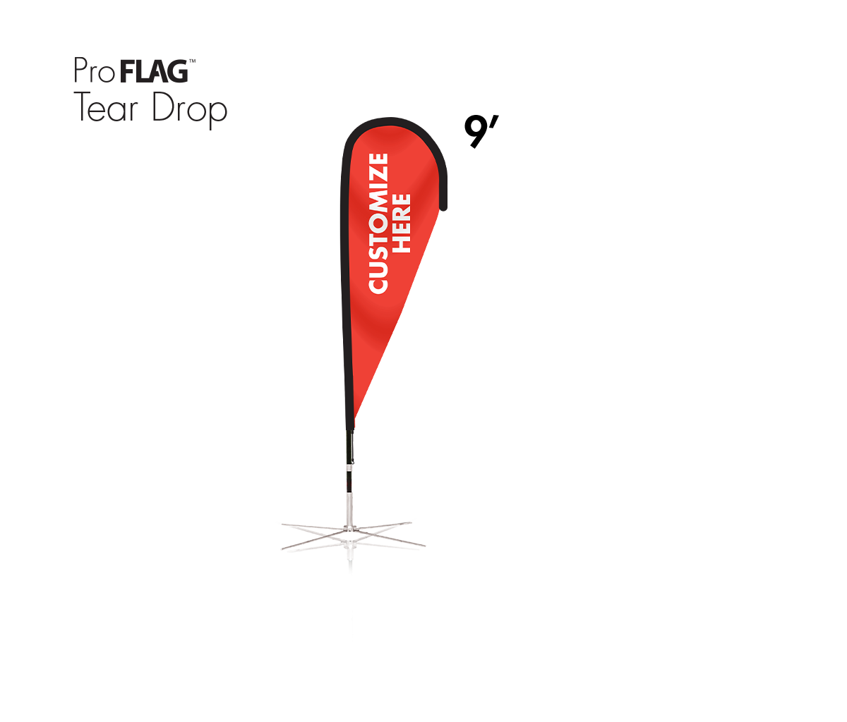 Tear Drop Flag