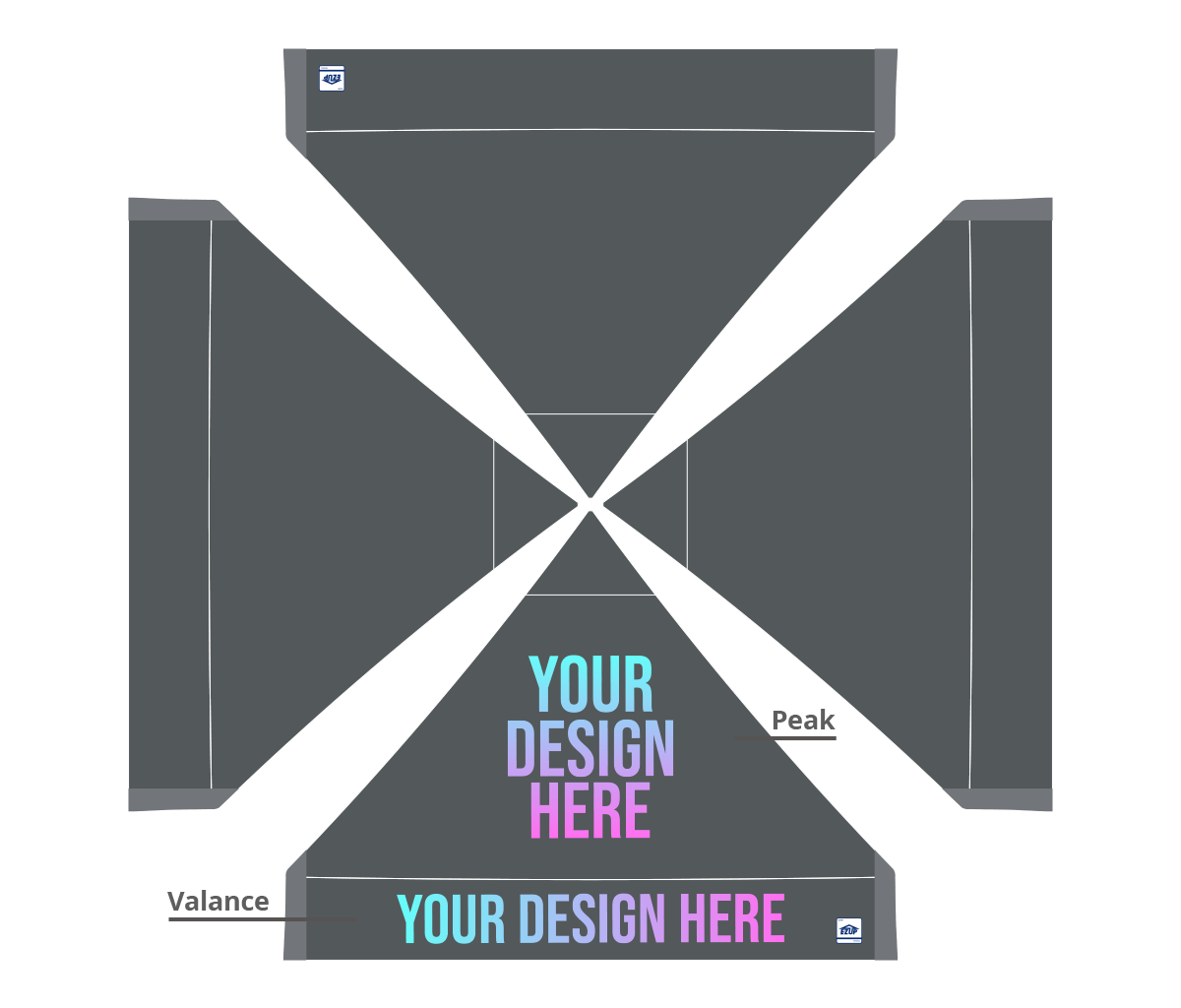 Custom Eclipse® 10' x 10' Canopy