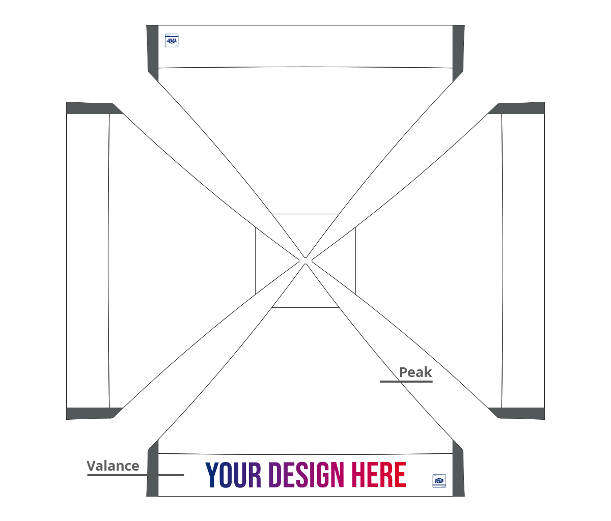 Custom Eclipse® 10' x 10' Canopy