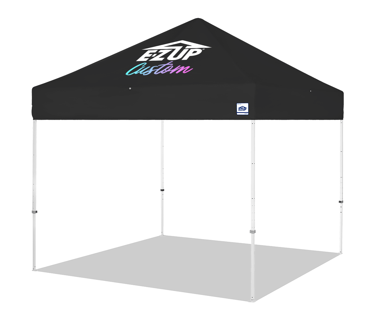 Custom Eclipse® MAX 10x10 heavy-duty canopy with StormRod™ supports