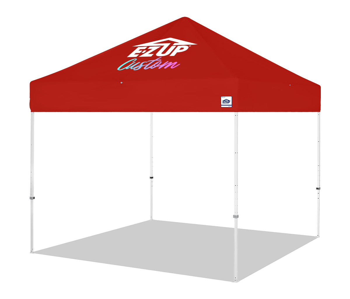 Custom Eclipse® MAX 10x10 heavy-duty canopy with StormRod™ supports