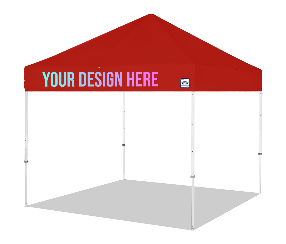 Custom Eclipse® MAX 10x10 heavy-duty canopy with StormRod™ supports
