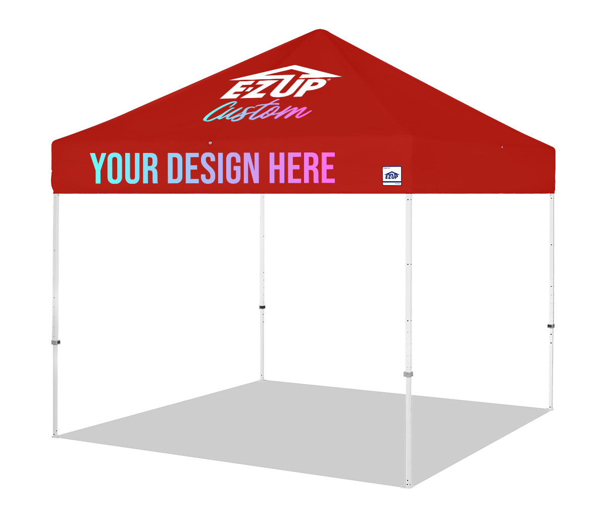 Custom Eclipse® MAX 10x10 heavy-duty canopy with StormRod™ supports