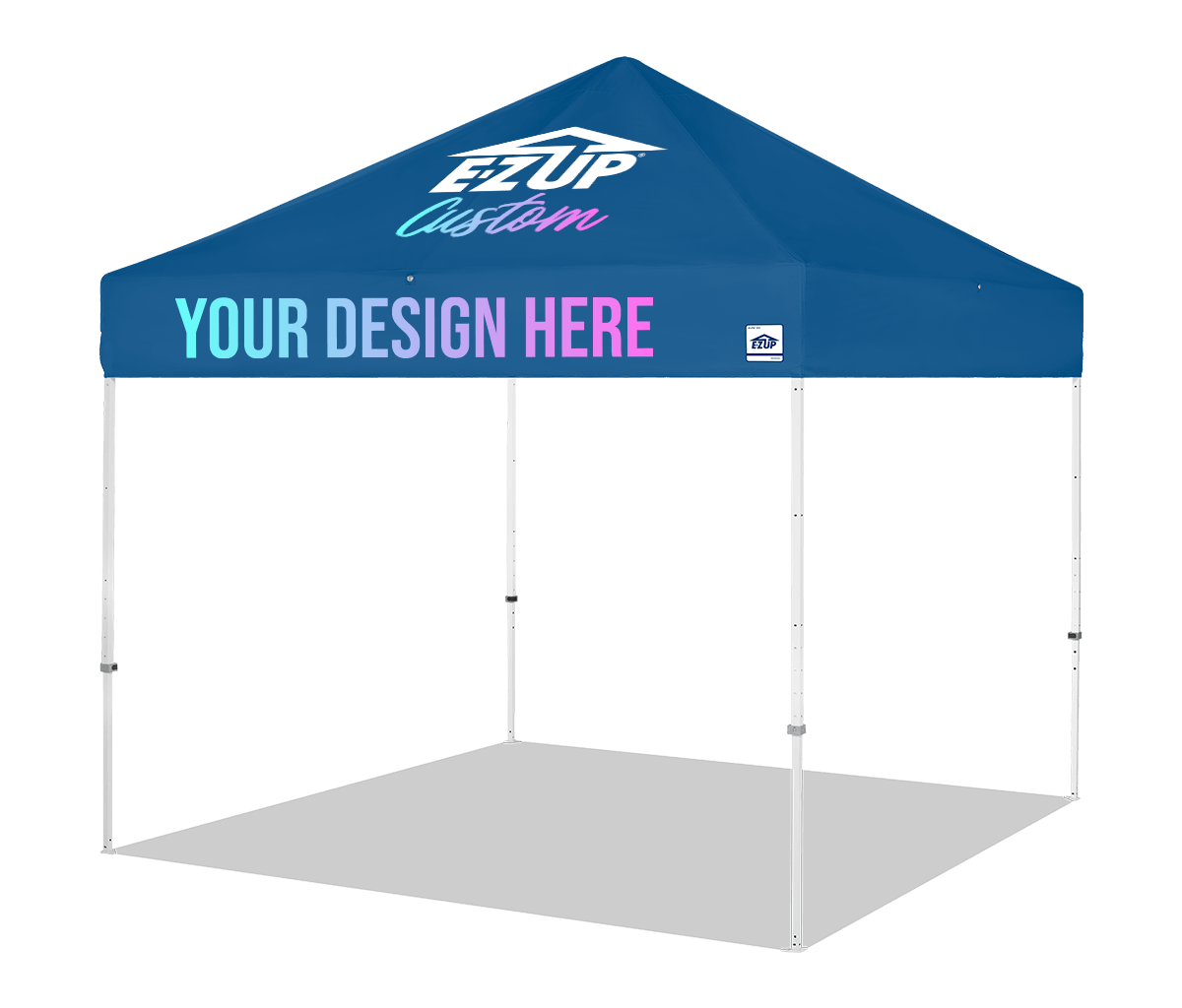 Custom Eclipse® MAX 10x10 heavy-duty canopy with StormRod™ supports