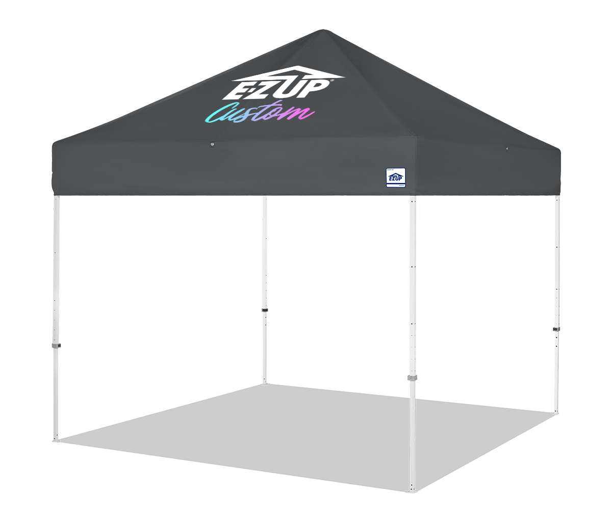 Custom Eclipse® MAX 10x10 heavy-duty canopy with StormRod™ supports