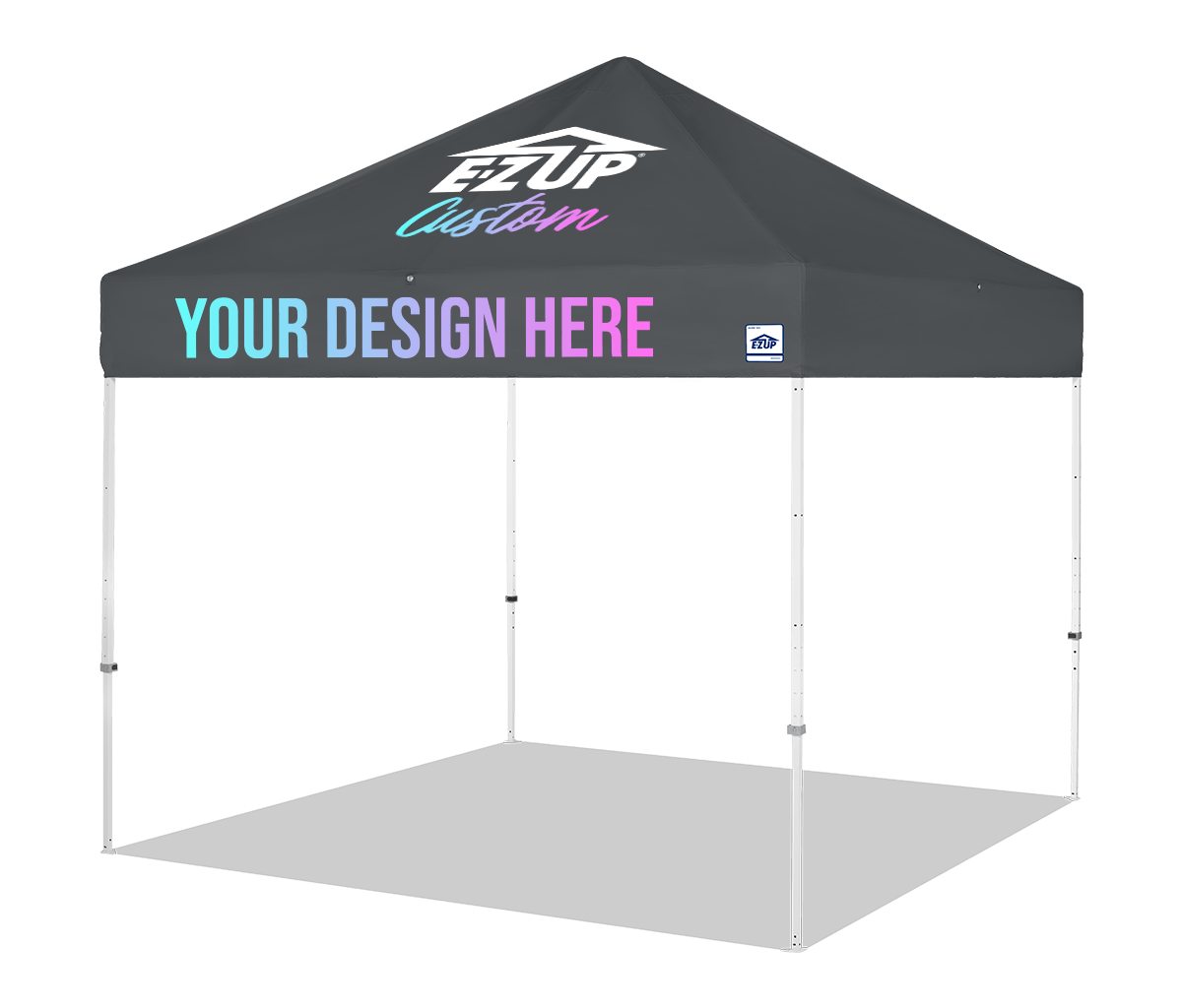 Custom Eclipse® MAX 10x10 heavy-duty canopy with StormRod™ supports
