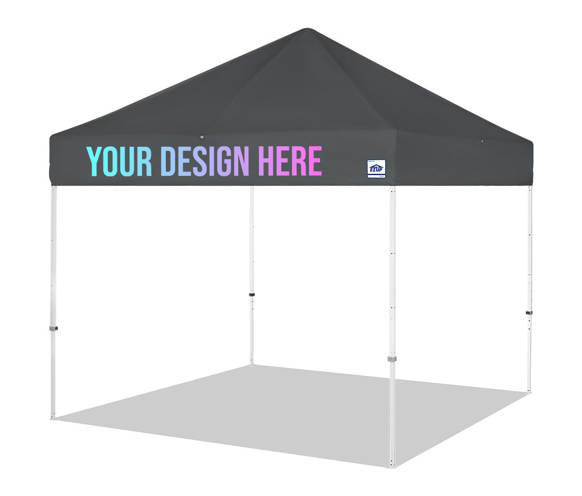 Custom Eclipse® MAX 10x10 heavy-duty canopy with StormRod™ supports