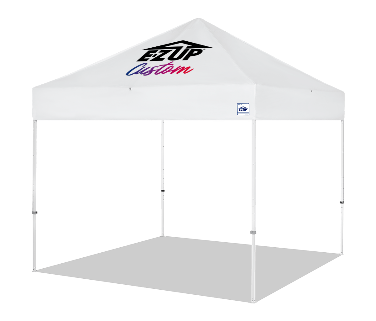 Custom Eclipse® MAX 10x10 heavy-duty canopy with StormRod™ supports