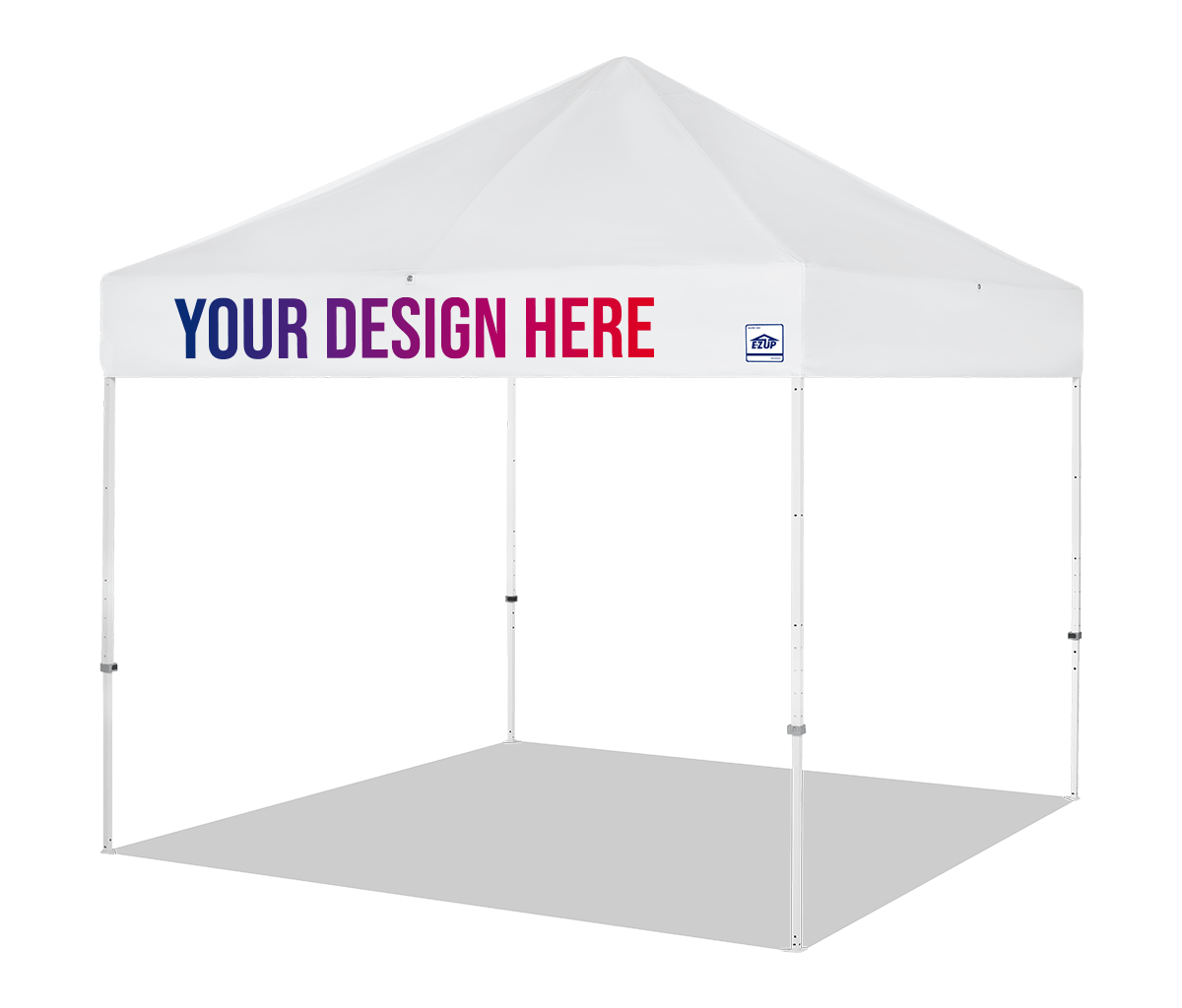 Custom Eclipse® MAX 10x10 heavy-duty canopy with StormRod™ supports